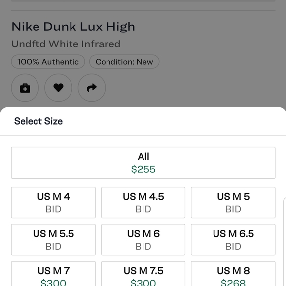 Buy UNDFTD x NikeLab Dunk High Lux  Nike dunk lux (undefeated)